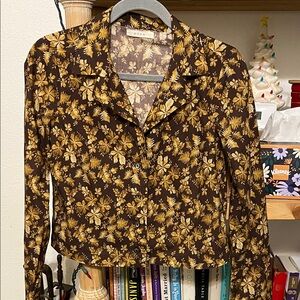 DOEN Sheila Fern Grove Floral Top in Good Pre-Loved Condition